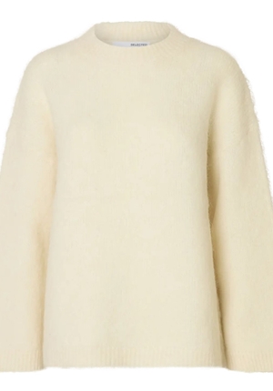 Tröjor/Koftor - Slfgabriella knit new o-neck – Birch